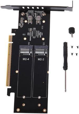 M.2 X16 to 4X NVME PCIE3.0 GEN3 RAID Card PCI-E VROC CARD RAID NVMEx4 Adapter