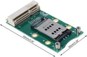 Mini PCI-E Adapter with SIM Card Slot for 3G/4G LTE GPS Card Mini PCI-e Adapter Mini PCI-E Adapter with SIM Card Slot for 3G/4G LTE GPS Card Mini PCI-e Adapter