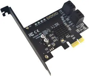 Marvell 88SE9215 4 Ports SATA 6G PCI-e To SATA III 3.0 Converter PCI Express Riser Card SATA3.0 HDD SSD IPFS for BTC Mining
