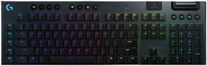 Refurbished Logitech G915 Lightspeed Illuminated Gaming Keyboard Black  GL Clicky Switches