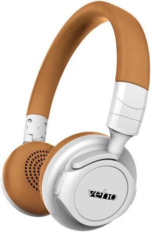 Veho ZB5 On-Ear Wireless Bluetooth Headphones | Foldable Design | Leather Finish