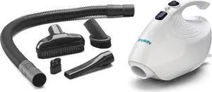 Simplicity Vacuums Flash Mini Handheld Vacuum with Attachments, Powerful Corded Hand Vacuum for Craft and Sewing Projects, Small Vacuum for Car Detailing, F1