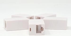 Micro Connectors Cat5e Ethernet Coupler UL Listed White 5-Pack (C20-110L5W-5)