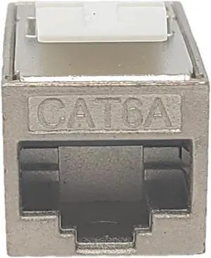 Micro Connectors CAT 6A Shielded RJ45 Inline Keystone Coupler 5-Pack (C20-110L6ASKY-5)