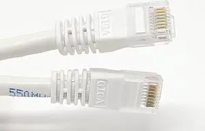 Micro Connectors 75 Feet Category 6 UTP RJ45 Patch (24AWG) Cable White (E08-075W)