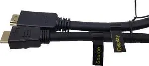 Micro Connectors 75 Feet High-Speed 4K HDMI 1.4 CL3 in-Wall Rated Active Cable (H2-75MAMA-AC)