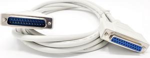 Micro Connectors 10 Feet IEEE-1284 DB25 Parallel Cable M/F (M01-017)