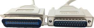 Micro Connectors 25 Feet Bi-Directional Parallel Printer (IEEE-1284) Cable (DB25M to C36M) (M01-010-25)