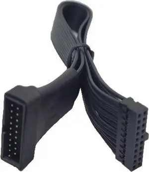 Micro Connectors USB 3.0 19-Pin Low-Profile Extension Cable - 20cm (MSP-USB3019)