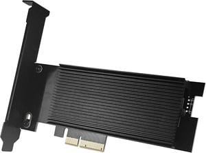 Micro Connectors M.2 NVMe SSD PCIe 4.0 Adapter with Covered Heat Sink