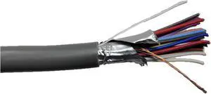 Micro Connectors 25 Feet 25-Conductor (24AWG) Stranded-Shielded Bulk Cable (M110-25C24G-25)