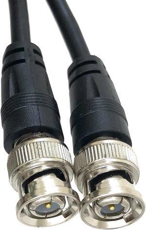 Micro Connectors 25 Feet RG58 Coaxial BNC-Male to BNC-Male Cable (M50-025M)