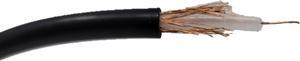 Micro Connectors 50 Feet RG58 50 Ohm Solid-Shielded Bulk Coaxial Cable (RG58T-050)