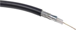 Micro Connectors 50 Feet RG59 (75 Ohm) Solid Dual-Shielded Bulk Coaxial (22AWG) Cable (RG59T-050)
