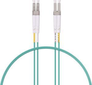 Micro Connectors 2 Meter LC/LC 10Gb Multi-Mode Duplex 50/125 OM3 Fiber Optic Cable (2-Pack) (FBR-10102M-2P)