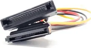 Micro Connectors 12 Inches 15-pin SATA Male to Female Power Extension Cable (F03-15PEX) Micro Connectors 12 Inches 15-pin SATA Male to Female Power Extension Cable (F03-15PEX)