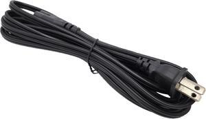 Micro Connectors 10 Feet Notebook AC Power Cord 2 Prong (18 AWG) Black (M05-125-10)