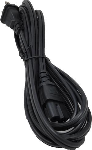 Micro Connectors 10 Feet 2-Prong Polarized Notebook (18AWG) Power Cord NEMA 1-15P To C7 (M05-125S10)