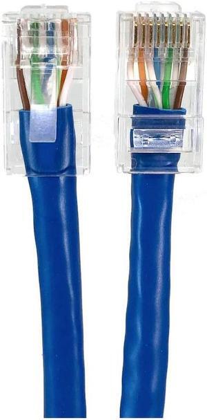 Micro Connectors 1 Foot Cat6 UTP RJ45 Bootless Patch Cable (E08-001BL-NB)