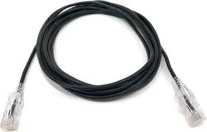 Micro Connectors 14 Feet Ultra Slim CAT 6 Patch Cables (28AWG) Blue -(E08-014B-SLIM)