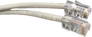 Micro Connectors 7 Feet Cat6 UTP RJ45 Bootless Patch Cable 5-Pack (E08-007NB-5)