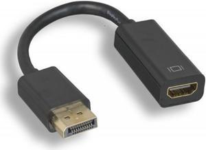 Micro Connectors 9 Inches DisplayPort to HDMI Adapter W/O Latch (DP-HDMI-9NL)