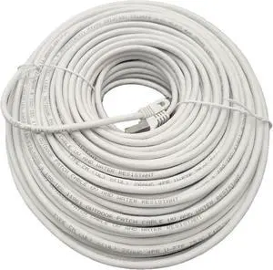 Micro Connectors 100 Feet CAT6A Industrial Outdoor-Rated Shielded Ethernet Cable (E09-100W-OUT)