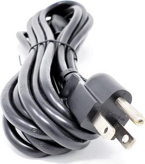 Micro Connectors 10 Feet Universal AC Power Cord 18AWG (NEMA 5-15P to C13) (Black) (M05-113UL-10)