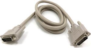 Micro Connectors 6 Feet DVI-I Digital/Analog Dual Link M/M Cable (M05-163)