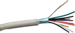 Micro Connectors 100 Feet 9/Conductor (24AWG) Stranded-Shielded Bulk Cable (TR4-9C24G-100)