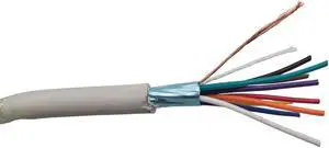 Micro Connectors 500 Feet 9-Conductor (24AWG) Stranded-Shielded Bulk Cable (TR4-9C24G-500)