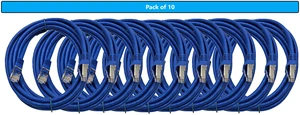 MICRO CONNECTORS 14 ft. CAT 7 SFTP 26AWG Double Shielded RJ45 Snag-less Ethernet Cable Blue 10-Pack (E11-014BL-10) MICRO CONNECTORS 14 ft. CAT 7 SFTP 26AWG Double Shielded RJ45 Snag-less Ethernet Cable Blue 10-Pack (E11-014BL-10)