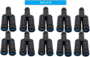 MICRO CONNECTORS Shielded IP68 Waterproof RJ45 Coupler Splitter for Cat8/7/6/5e/5 Ethernet Cables 10-Pack (C20-110L6WPS-10) MICRO CONNECTORS Shielded IP68 Waterproof RJ45 Coupler Splitter for Cat8/7/6/5e/5 Ethernet Cables 10-Pack (C20-110L6WPS-10)