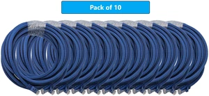 MICRO CONNECTORS 25 Feet Cat 6A UTP Ethernet Patch (24AWG) Cable (Blue) 10-Pack (E09-025BL-10) MICRO CONNECTORS 25 Feet Cat 6A UTP Ethernet Patch (24AWG) Cable (Blue) 10-Pack (E09-025BL-10)