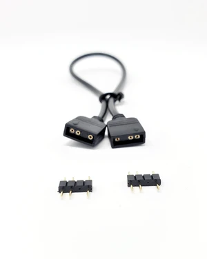 MICRO CONNECTORS 50cm Addressable RGB Extension Cable with/2 Male Pins (F04-01ARGB-50) MICRO CONNECTORS 50cm Addressable RGB Extension Cable with/2 Male Pins (F04-01ARGB-50)