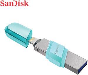 SanDisk 128GB iXpand Flash Drive Flip USB 3.1 Gen 1 USB Type-A & Lightning (SDIX90N-128G-GN6NJ)