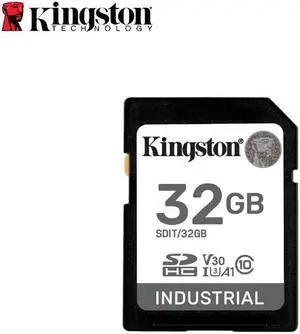 Kingston 32GB Industrial SD Memory Card UHS-I U3 V30 A1 Ideal for Extreme Conditions SDIT/32GB