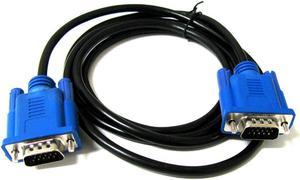 5FT SVGA VGA M/M LCD LED Monitor BLUE VGA Cable Male to Male