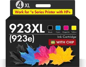 923XL 923 8130e Ink Cartridges Combo Pack: Replacement for 923e 923XL 923 Ink Cartridges for Printers OfficeJet Pro 8130e 8135e 8138e 8139e 9130 8122e 8120 8124e 8125e 8132e 8134e Printer