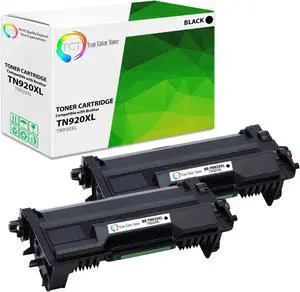TCT Premium Toner Cartridge TN-920XL High Yield  Compatible Replacement for Brother TN920, TN920XL  Works with HL-L6210DW, HL-L5210DW, DCP-L5510DN (2-Pack, Black, 6,000 Pages)