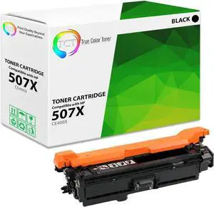 TCT 507X Black TAA Compliant Toner Cartridge - Compatible Replacement for HP 507X CE400X Works with HP Laserjet Enterprise M551 M575, Pro M570 M570DW Printers