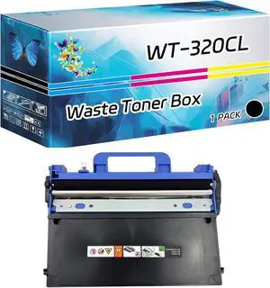 WT-320CL Waste Toner Box Compatible for Brother MFC-L8895CDW MFC-L8900CDW MFC-L8905CDW MFC-L9550CDW MFC-L9570CDW Printers, High Yield 20000 Pages, with Chip High-Definition Printing (Black)