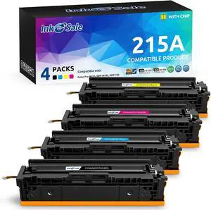INK E-SALE 215A New Version Compatible Toner Cartridge Replacement for HP 215A Toner Cartridges 4 Pack for use with HP Color Pro MFP M182 M183 M155 Series MFP M182n M182nw M183fdw M155dw Printer