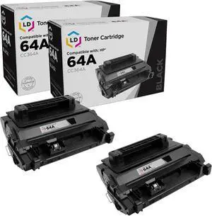 LD Products Compatible Replacement for HP 64 64A Toner Cartridge CC364A Standard Yield (Black, 2-Pack) HP Laserjet: P4015dn, P4015n, P4015tn, P4015x, P4515n , P4515tn, P4515x, P4515xm