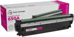 LD Remanufactured Toner Cartridge Replacement for HP 650A CE273A (Magenta) Compatible with HP Color Laserjet Enterprise CP5525 CP5525n CP5525dn CP5525xh M750n M750dn M750xh