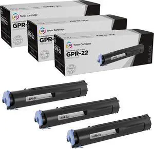 LD Products Toner Cartridge Replacement for Canon GPR22 0386B003AA (Black, 3-Pack) Compatible with ImageRunner 1023 1023IF 1023N 1025 1025IF 1025N