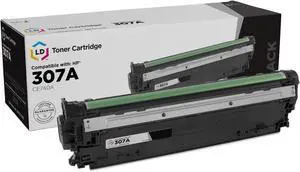 LD Products Remanufactured Toner Cartridge Replacement for HP 307A CE740A (Black) Compatible with HP Color Laserjet Pro CP5225, HP Color Laserjet Pro CP5225dn, HP Color Laserjet Pro CP5225n