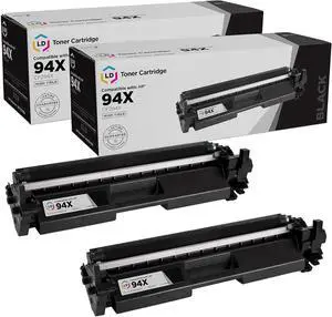 LD Compatible Toner Cartridge Replacement for HP 94X CF294X High Yield (Black, 2-Pack) Compatible with The Following HP Printer Model HP Laserjet Pro M118dw