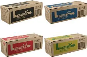 Kyocera TK542 (TK-542) 4-Color Toner Cartridge Set for FS-C5100DN