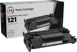 LD Compatible Toner Cartridge Replacement for Canon 121 3252C001 High Capacity (Black) Compatible with The Following Printer Models Canon imageCLASS D1620, D1650
